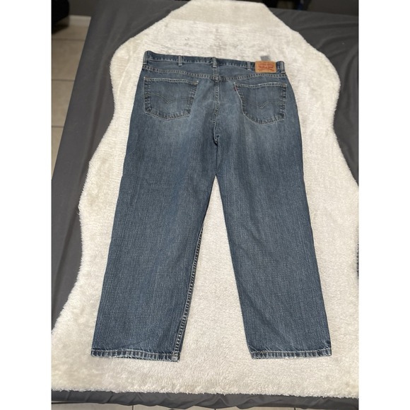 Levi's‎ 550 Relaxed Fit Mens Blue Denim Jeans Size 44x29 Cotton Straight C - Picture 3 of 10